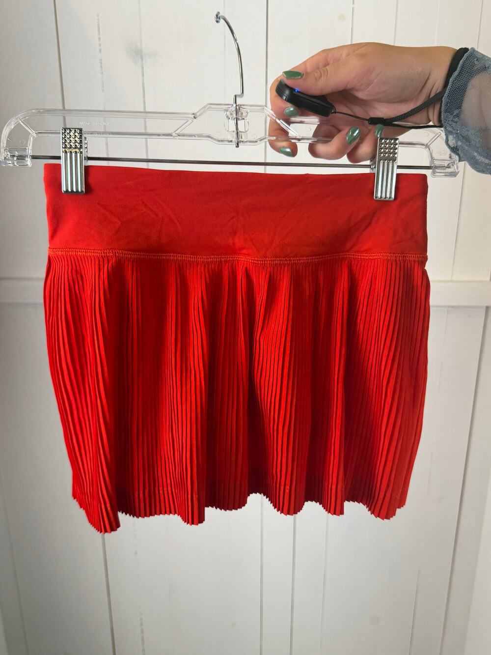 Lululemon Red Athletic Skort Size 0 Nylon Pre-Owned